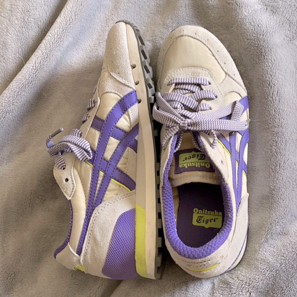 Onitsuka Tiger by Asics purple/purple gray suede sneakers